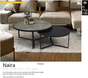 Set de 2 Masute de cafea design modern Naira