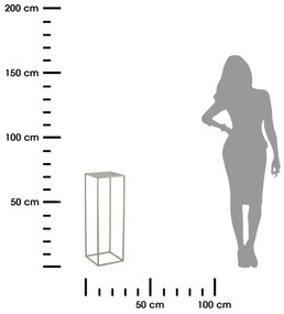 Suport de flori 70x24 cm verde închis