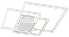 Lustra LED aplicata design modern geometric BILBAO 42W alba NVL-8160161