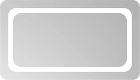 vidaXL Oglindă de baie cu LED, 70x40 cm