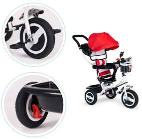 Tricycle tricycle tricycle swivel awning with durable tyres red
