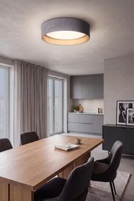 Brilagi-LED Lampă dimabilă VELVET SM. VARI 36W/230V 3000–6500K Ø55 cm gri/auriu + telecomandă