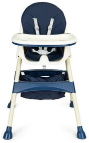 Scaun de masa 2 in 1 Ecotoys HC-823 - Bleumarin