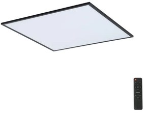Plafonieră LED dimabilă Brilagi SLIMFRAME LED/58W/230V 60x60 cm negru + telecomandă