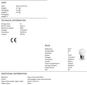 Veioza design elegant Mercury 662136N