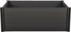 Paturi de flori înălțate G21 Crop 183 x 143 x 80,WPC, Eben, 80 cm