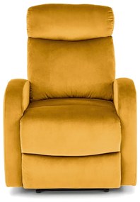 Fotoliu recliner Wonder mustariu H98 cm
