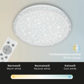 Plafonieră RGBW dimabilă STARRY SKY LED/24W/230V Brilo + telecomandă