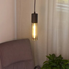 Lustră pe cablu MELODY 1xE27/15W/230V negru