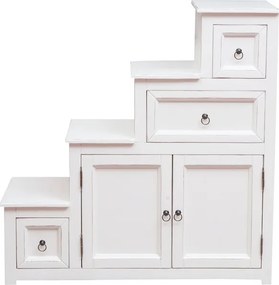 Comoda mica tip scara, L94 41 H97 cm, stanga