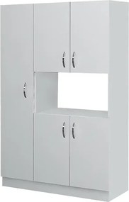 Dulap bucatarie alb cu  5 usi, SD001