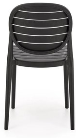 Scaun plastic K529 negru