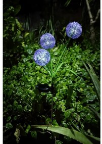 Corp de iluminat LED solar Globo 33599P SOLAR 3xLED/0,06W/3V 5000K IP44 mov