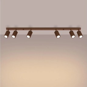 Brilagi - Spot LED CRESTO 6x GU10/10W/230V maro