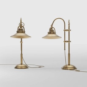 Lampa de masa stil industrial din alama personalizabila Alice