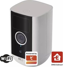 Cameră de supraveghere inteligentă de exterior cu senzor de mișcare GoSmart 5V IP65 Wi-Fi Tuya