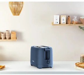 Prăjitor de pâine cu două fante Tefal MORNING 850W/230V albastru