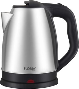 Fierbator electric Floria ZLN4902 Gri, putere 1500W, capacitate 2 L, indicator luminos