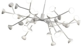 Lustra LED dimabil design modern ADN alb Large