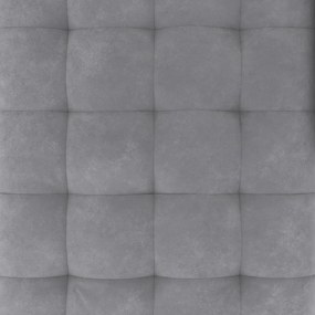 Colțar gri deschis cu tapițerie din catifea Presley – Støraa