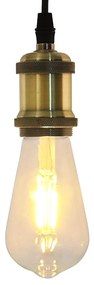 vidaXL Suporturi de lampă 2 buc Bronz E27