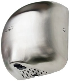 Uscator de maini cu aer cald Simple, inox mat