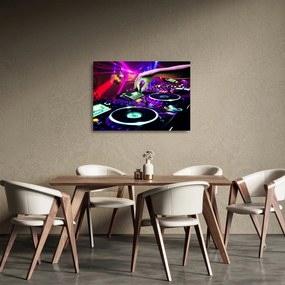 Tablou pe sticlă - DJ (70x50 cm)