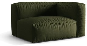 Modul pentru canapea modulară verde (cu colț pe partea dreaptă) Martina – Micadoni Home