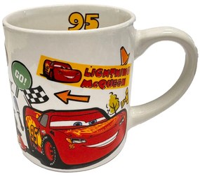 Disney Mașini Stickers cană de porțelan 235 ml (8 oz) în cutie cadou