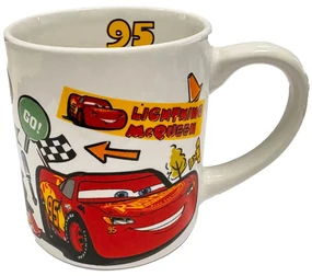 Disney Mașini Stickers cană de porțelan 235 ml (8 oz) în cutie cadou