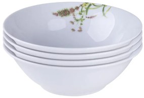 Set boluri din porţelan HERBAL GARDEN 4 buc