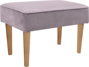 Taburet MILO, stofa catifelata mov lila - Monolith 62, 61x37x39 cm