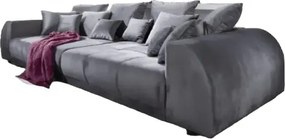 Canapea extensibilă dumonde cu 2 lăzi de depozitare si sezut confortabil din spuma high-density, Verona Royal Antracit 310x100 cm