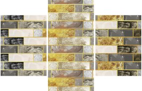 Tablou - Decor cu texturi (90x60 cm)