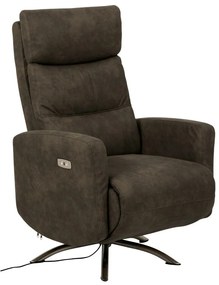 Fotoliu recliner Oakland 978110x75x81cm, 32 kg, Antracit, Tapiterie