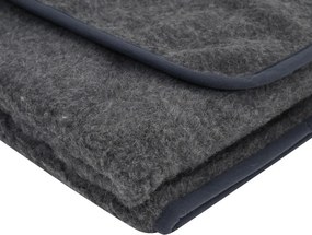 Pătură de lână merino Native Natural, 140 x 200 cm, gri