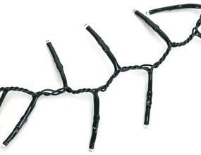 Aigostar - Ghirlandă LED de exterior pentru Crăciun, 600 LED, 8 moduri, 18 m, IP44, alb rece