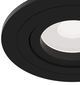Spot directionabil, incastrabil pentru tavan fals, Atom negru MY-DL023-2-01B