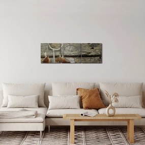Tablou - Prinzător de vise (cu ceas) (90x30 cm)