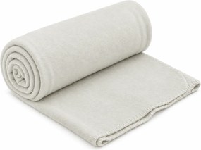 Patura din fleece FLEORA, crem-gri Dimensiune: 150 x 200 cm