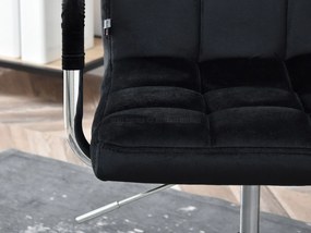 Scaun Elita (negru + crom). 1110023