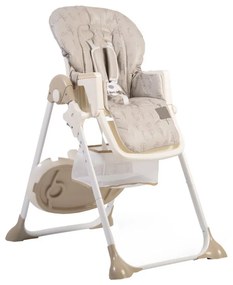 Scaun de masa premium pentru copii si bebe NOVOKIDS™ Hunny Baby, Reglabil in 6 trepte de inaltime,Pliabil , Centura de siguranta 5 puncte, Spatar