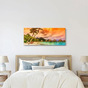 Tablou - Insula Bora Bora (120x50 cm)