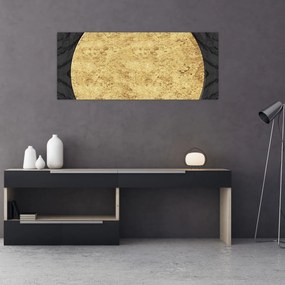 Tablou - Structura de aur N⁰2 (120x50 cm)