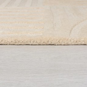 Covor din lână Flair Rugs Zen Garden 160 x 230 cm,bej