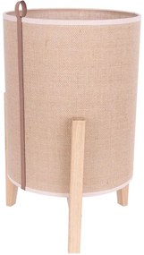 Spot-Light 73719174 - Lampă de masă CASIOPEA, 1xE27/40W/230V, stejar