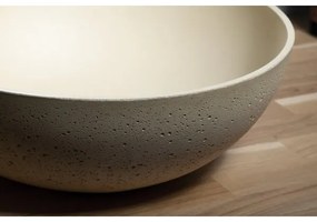 Sapho - Lavoar pentru blat FORMIGO Ø 39 cm, beton/bej