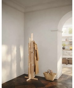 Cuier în culoare naturală din lemn de pin 60x186 cm Keeper – Karup Design