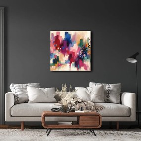 Tablou flori în abstracție modernă