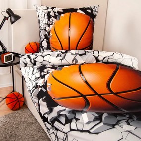 Lenjerie de pat din bumbac Herding Basketball, 135x 200 cm, 80 x 80 cm